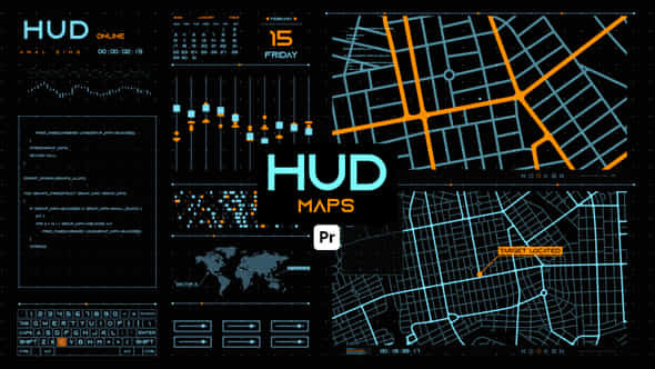 HUD Maps - VideoHive 44688121
