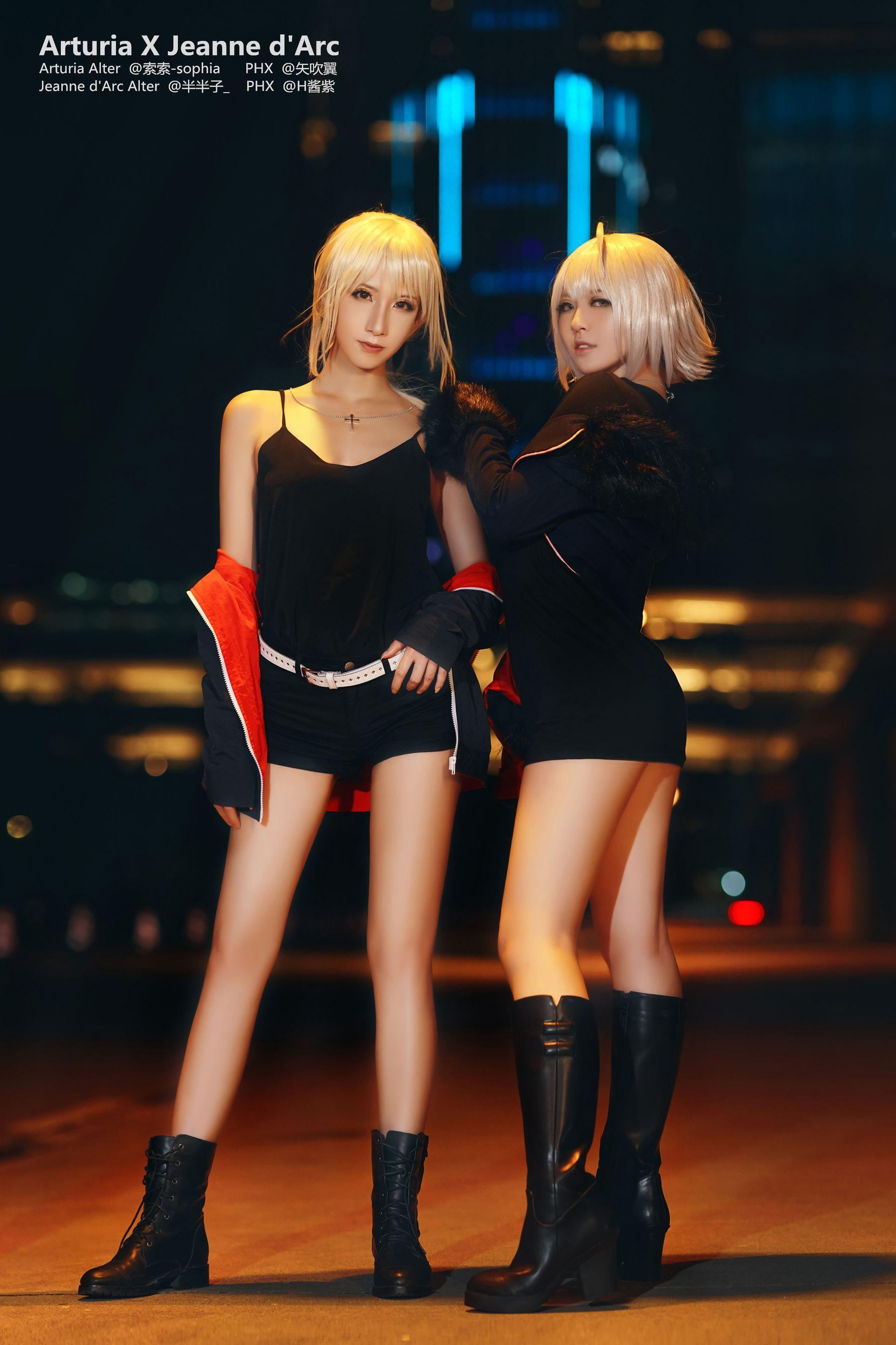 [网红COSER] 半半子&索索sophia – Full set Upscaled(7)