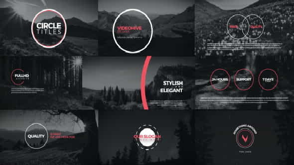 Circle Titles - VideoHive 16876497