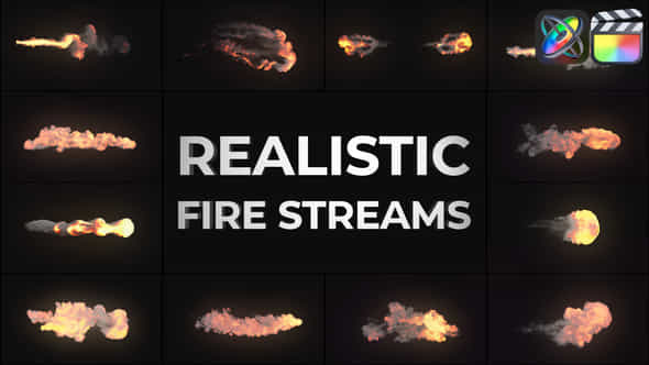 Realistic Fire Streams For Fcpx - VideoHive 48888516