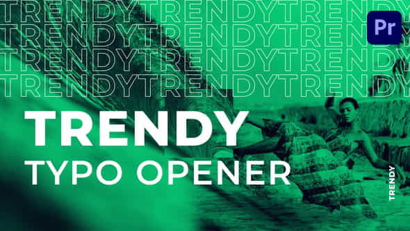 Trendy Typo Opener - VideoHive 23434029