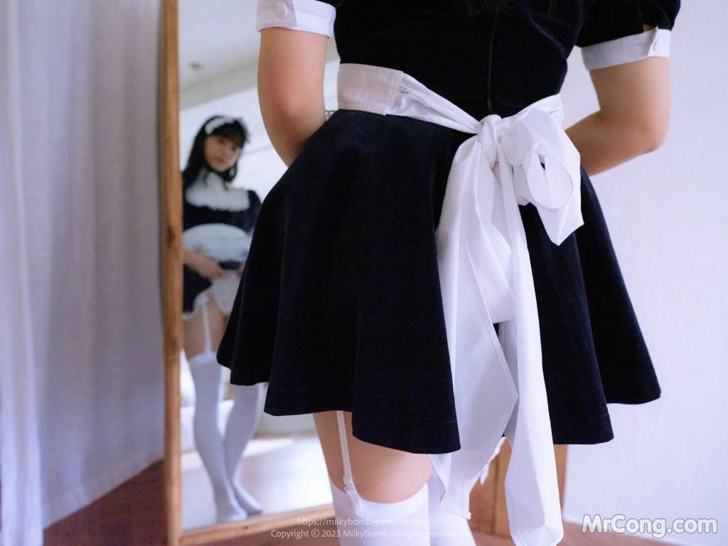 [MilkyBomb] Yui: Vol.3 Maid (291 photos )(143)
