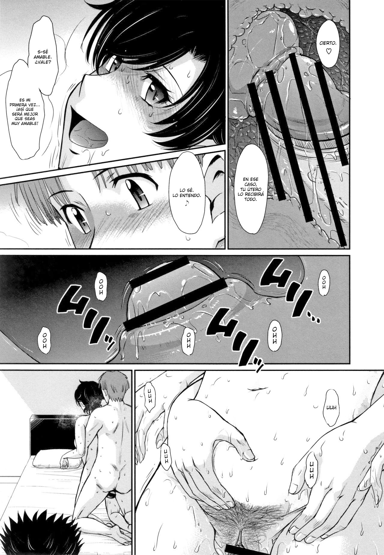 [Tsukino Jyogi] Hitozuma, Mitsu to Niku [Spanish] [Lozlauro]