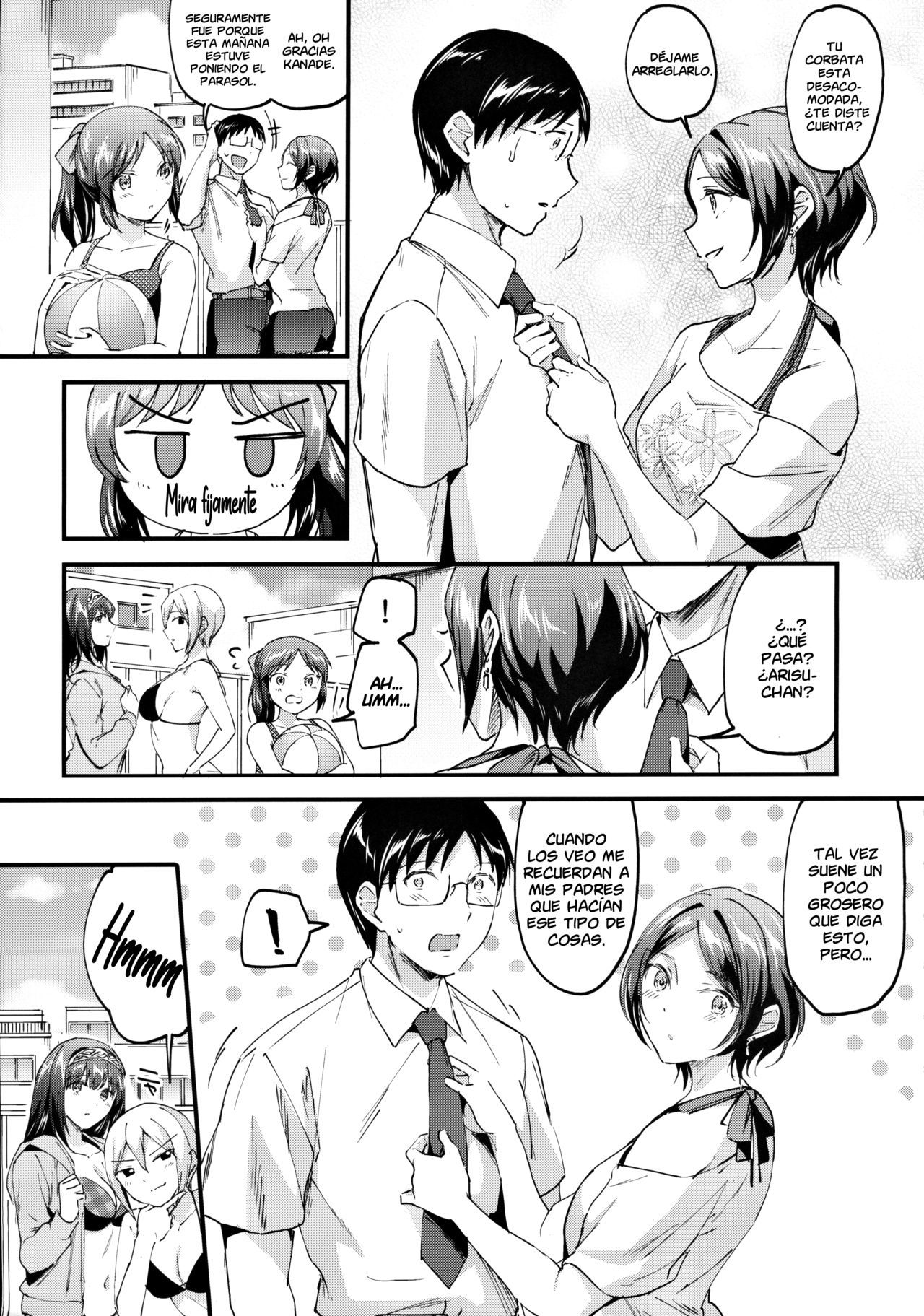 [Jagabata (Kuguri Oimo)] Kanade ga Mizugi ni Kigaetara  Cuando Kanade se pone el traje de baño (THE IDOLM@STER CINDERELLA GIRLS) [Spanish] [NICONIISC