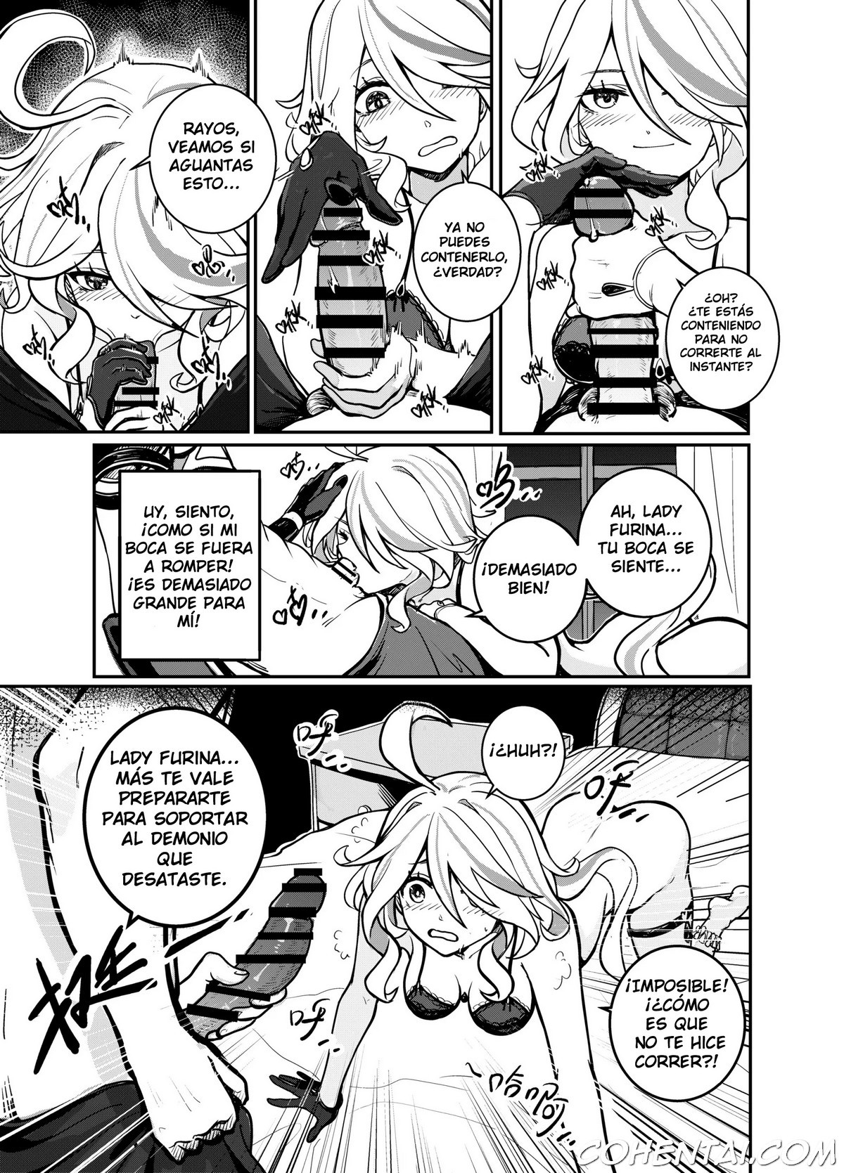 Stupid Furina (Genshin Impact) xxx comics manga porno doujin hentai español sexo 