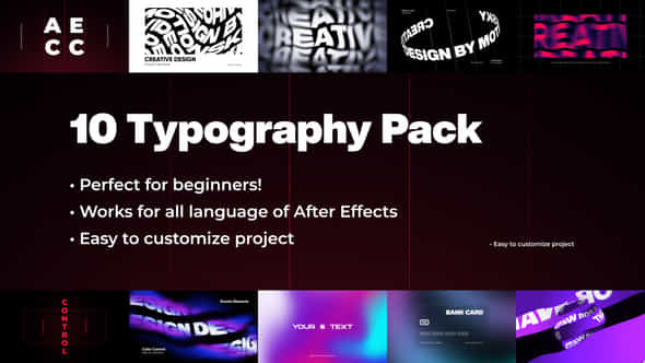 10 Excellent Typography - VideoHive 41979298