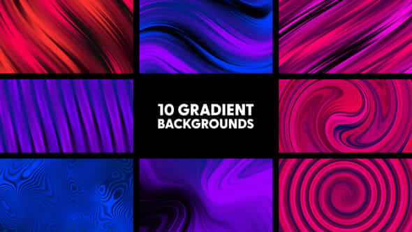 Gradient Backgrounds - VideoHive 42964007