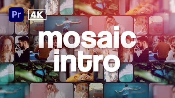 Mosaic Multi Photo Intro | - VideoHive 35873322