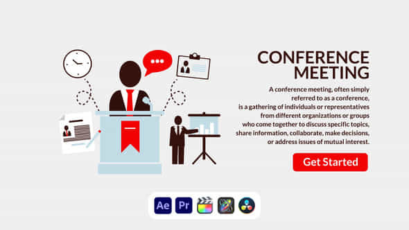 Conference Meeting Design Concept - VideoHive 50690362