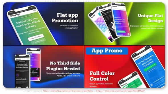 Colorful Mobile App Promotion V06 - VideoHive 32858873