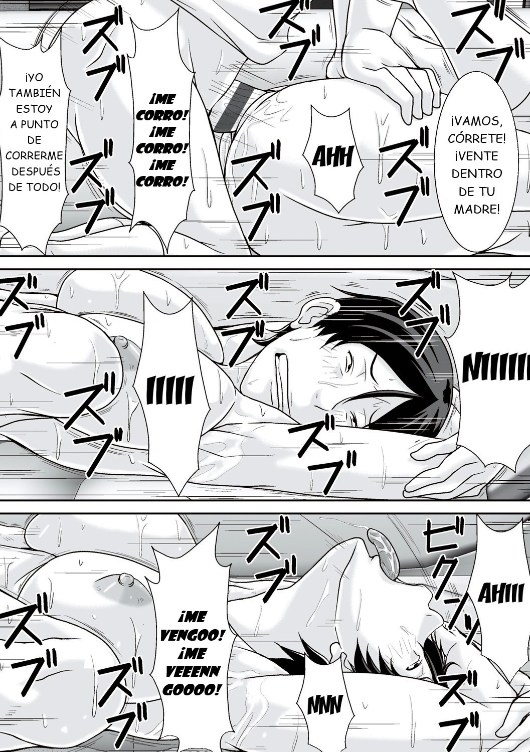 [Hoyoyodou] Kora! Anta Hahaoya o Kudoite Nani Shiyoutte Iu no!  ¡Oye! ¡¿Qué haces seduciendo a tu madre! [Spanish] [GB]