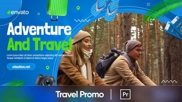 Travel Promo (MOGRT) - VideoHive 34103598