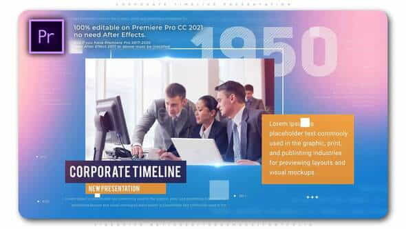 Corporate Timeline Presentation - VideoHive 33362943