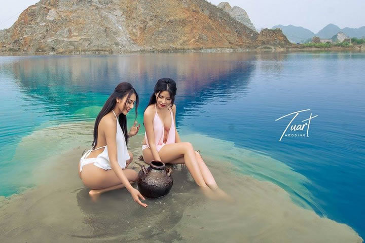 越南名模Thuy Nga Pham世外桃源山水仙境唯美人体写真(29)