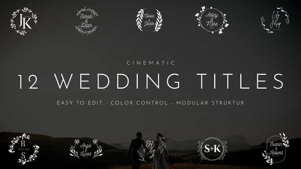 Wedding Titles - VideoHive 57929411