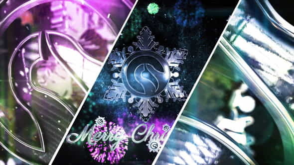 Snowflake Christmas Logo - VideoHive 22994939