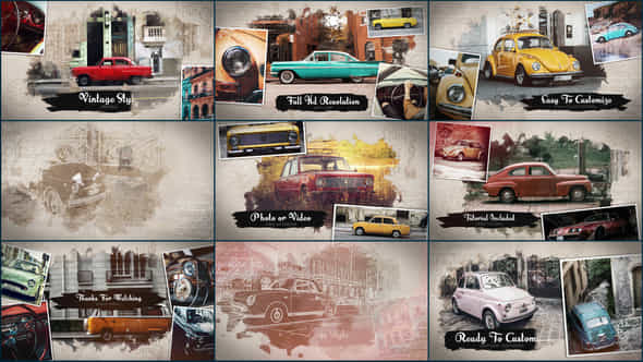 Vintage Slide Opener - VideoHive 25052892