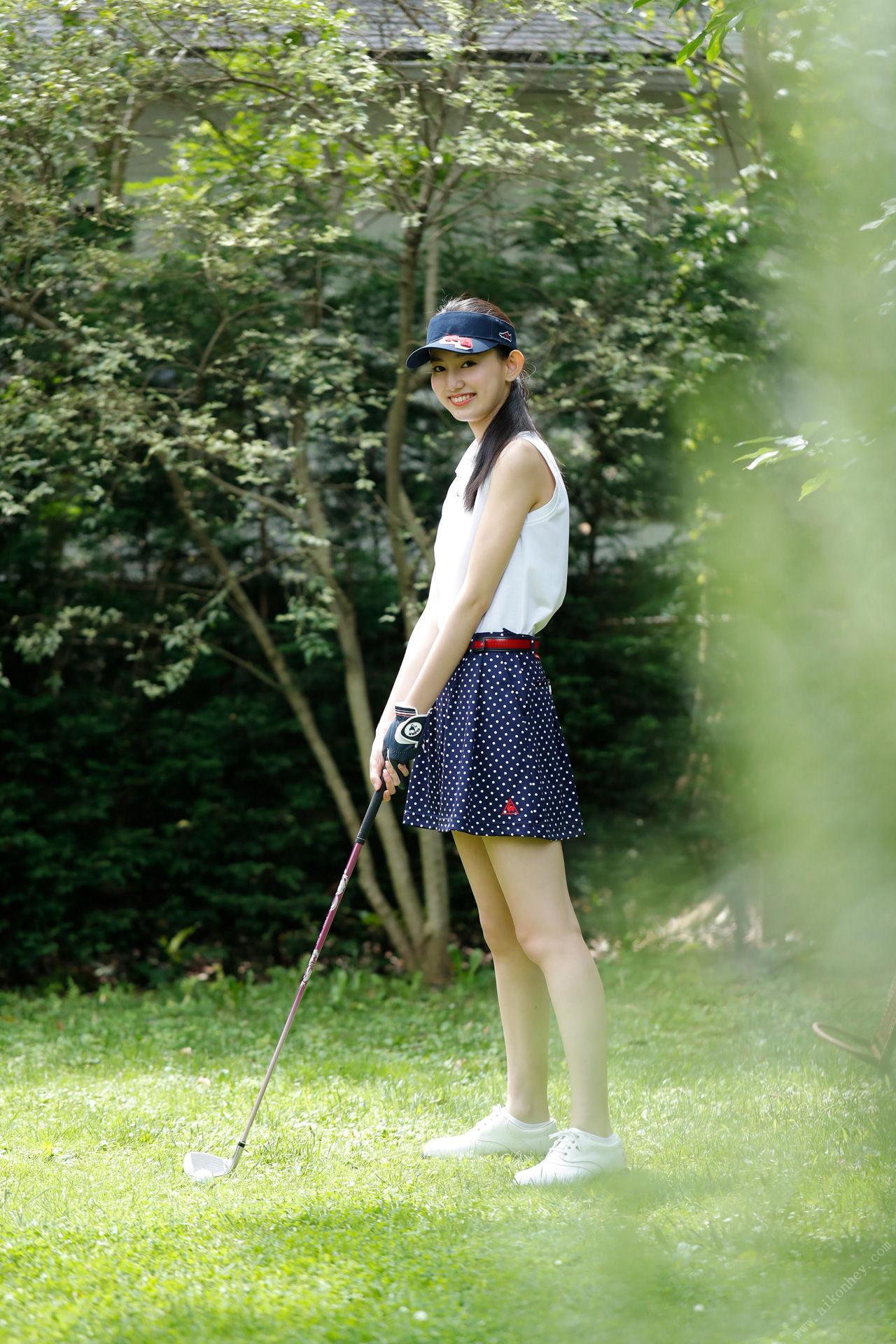 Rena Kuroki 黒木麗奈, FLASHデジタル写真集　「お嬢様ゴルファーの秘密」 Set.01(3)