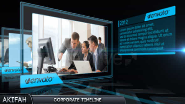 Corporate Timeline - VideoHive 5117787