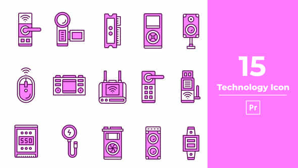 Technology Icon - VideoHive 46050255