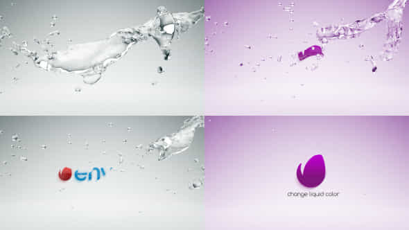 Clean Liquid Logo - VideoHive 13207348