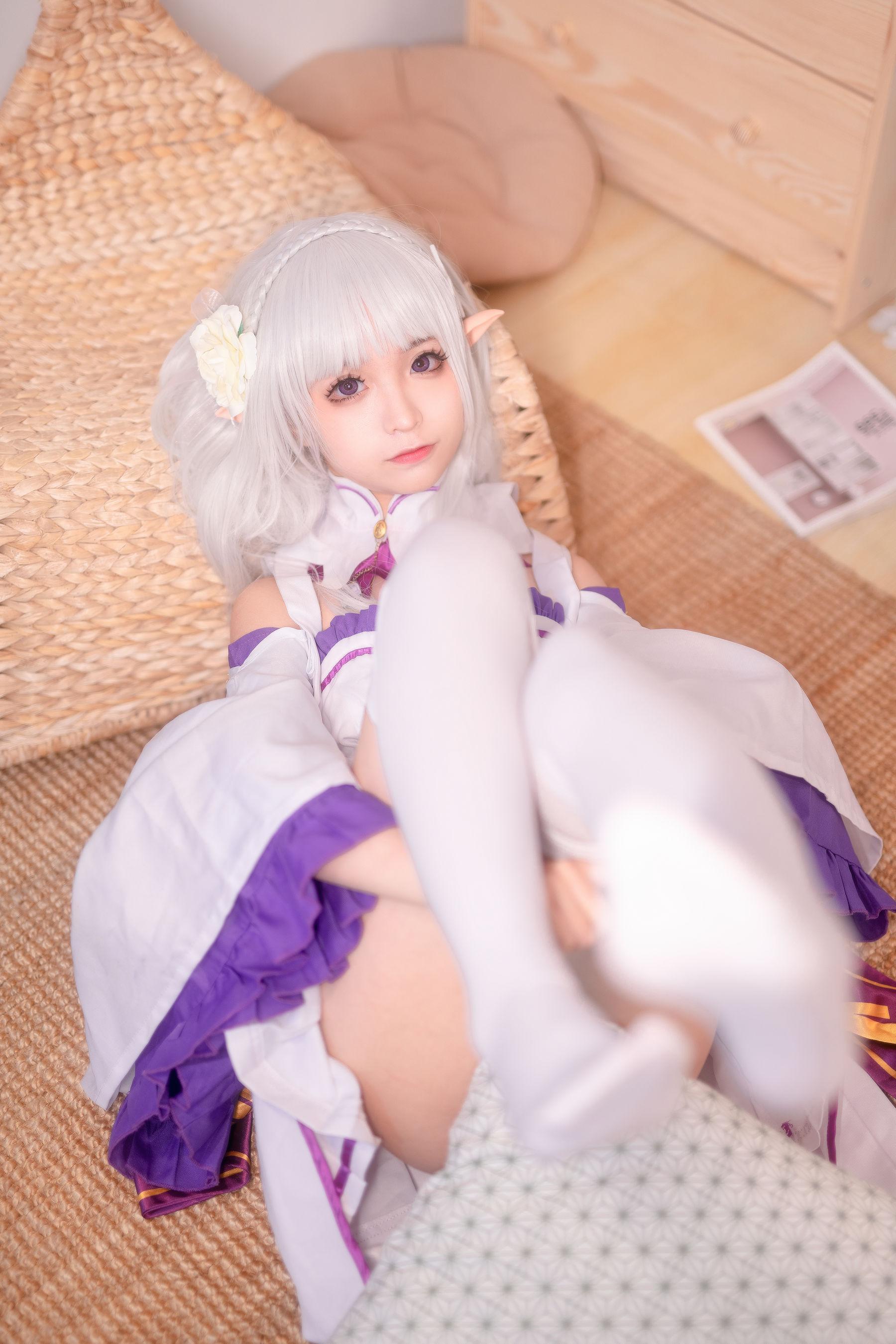 [美女Coser] 蠢沫沫 《艾米利亚》 写真集(15)