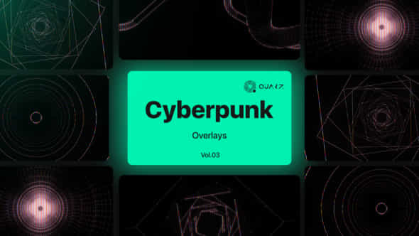 Cyberpunk Overlays - VideoHive 47534231