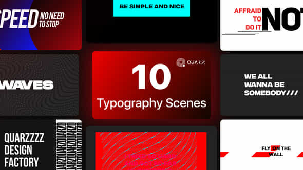 Typographic Titles Vol. - VideoHive 44621429