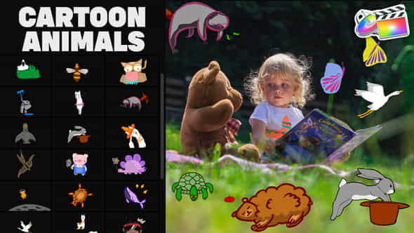 Cartoon Animals Animations 01 for - VideoHive 35876958