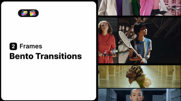 Bento Transitions 2 Frames For Fcpx - VideoHive 51706223