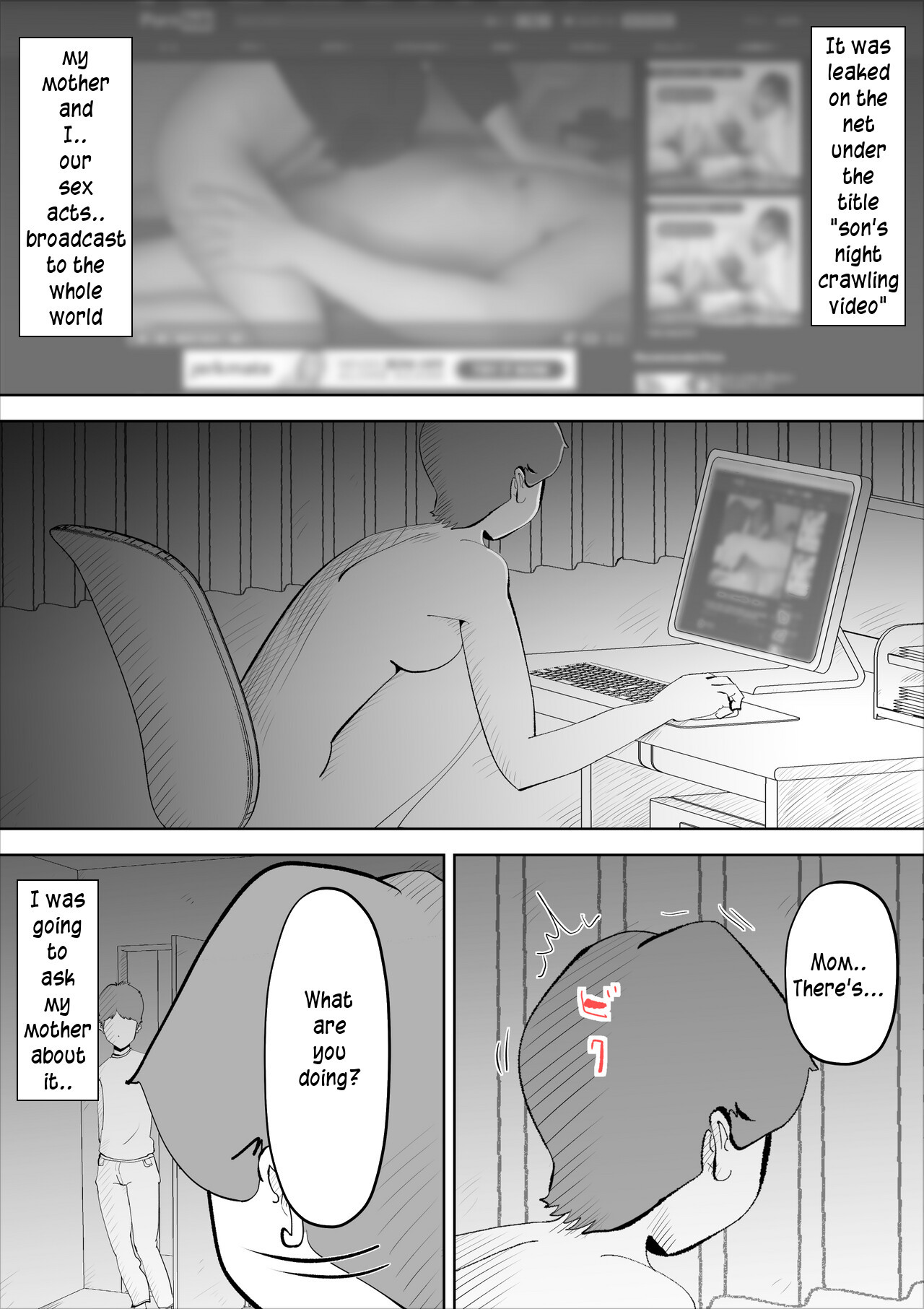 [kazum] shinya ni nattara hahaoya ga boku no heya ni haittekimasu  Mother comes to my room in the middle of the night [English] [innyinny]