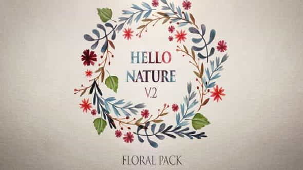 Hello Nature Floral Pack - VideoHive 11099843