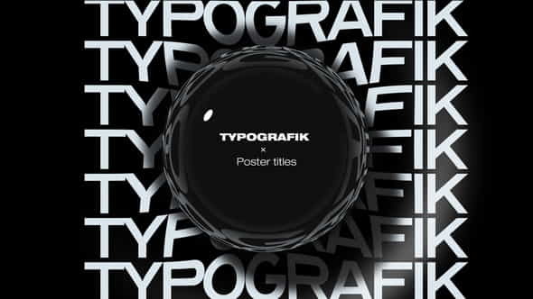Typografik - Typography Animation Pack - VideoHive 23461043