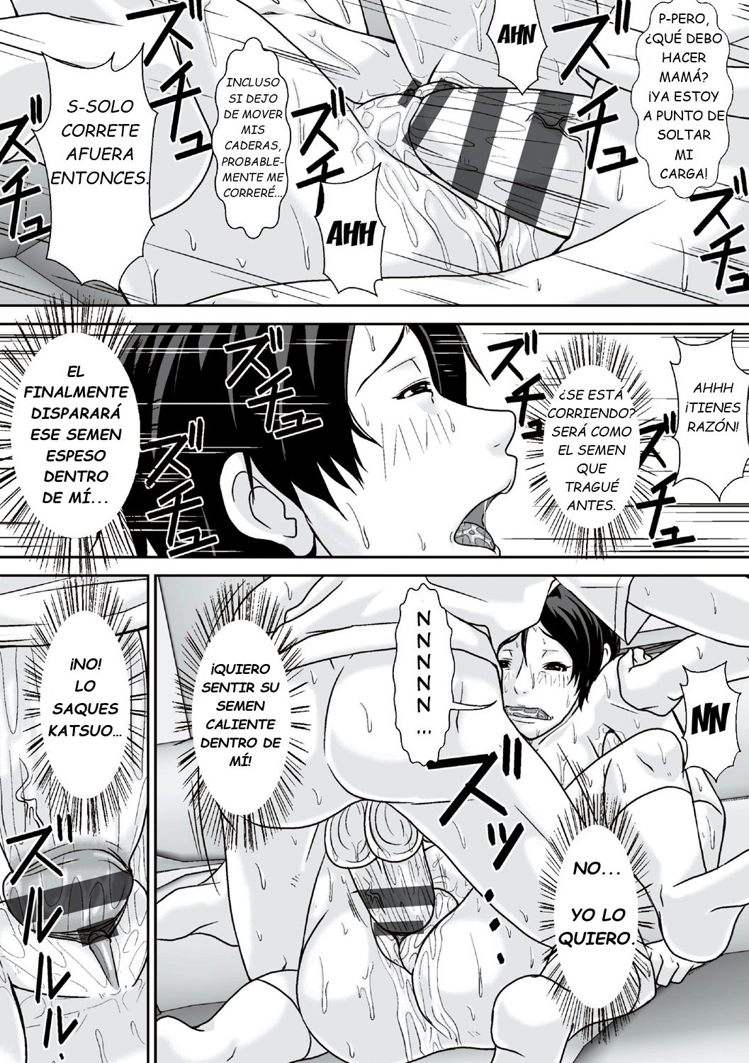[Hoyoyodou] Kora! Anta Hahaoya o Kudoite Nani Shiyoutte Iu no!  ¡Oye! ¡¿Qué haces seduciendo a tu madre! [Spanish] [GB]