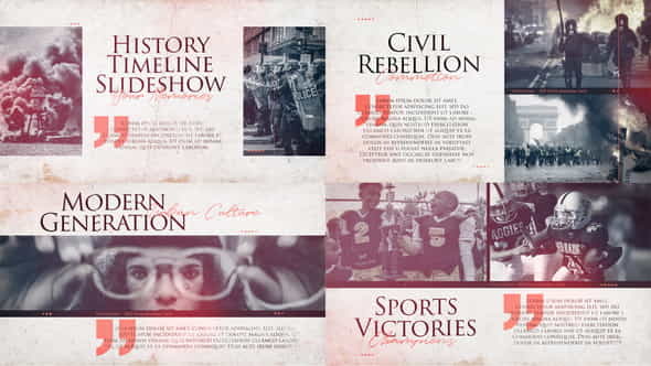 History Documentary Timeline - VideoHive 37676099