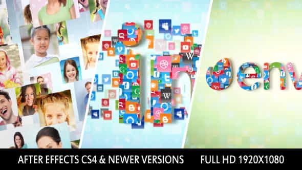 Photos Icons Logo Formation - VideoHive 9753711