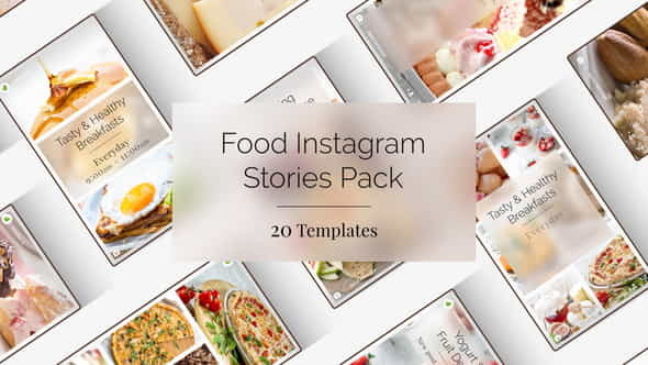 Food Instagram Stories - VideoHive 24135744