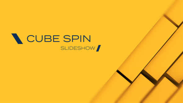 3D Cubes Spin - VideoHive 34068281