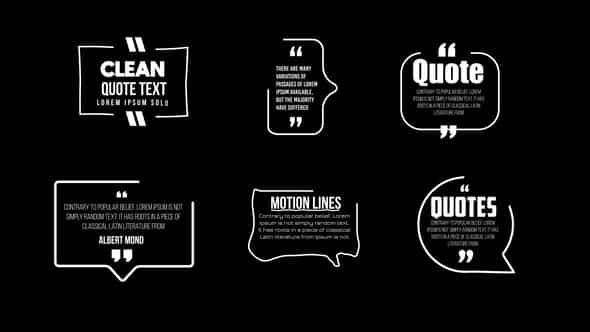 Clean Quotes - VideoHive 37140665
