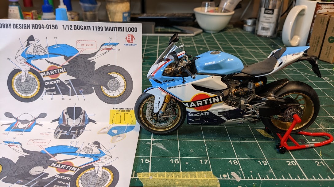 Tamiya 1/12 scale Ducati Panigale 1199 Martini - Work In Progress -  Vehicles - Britmodeller.com