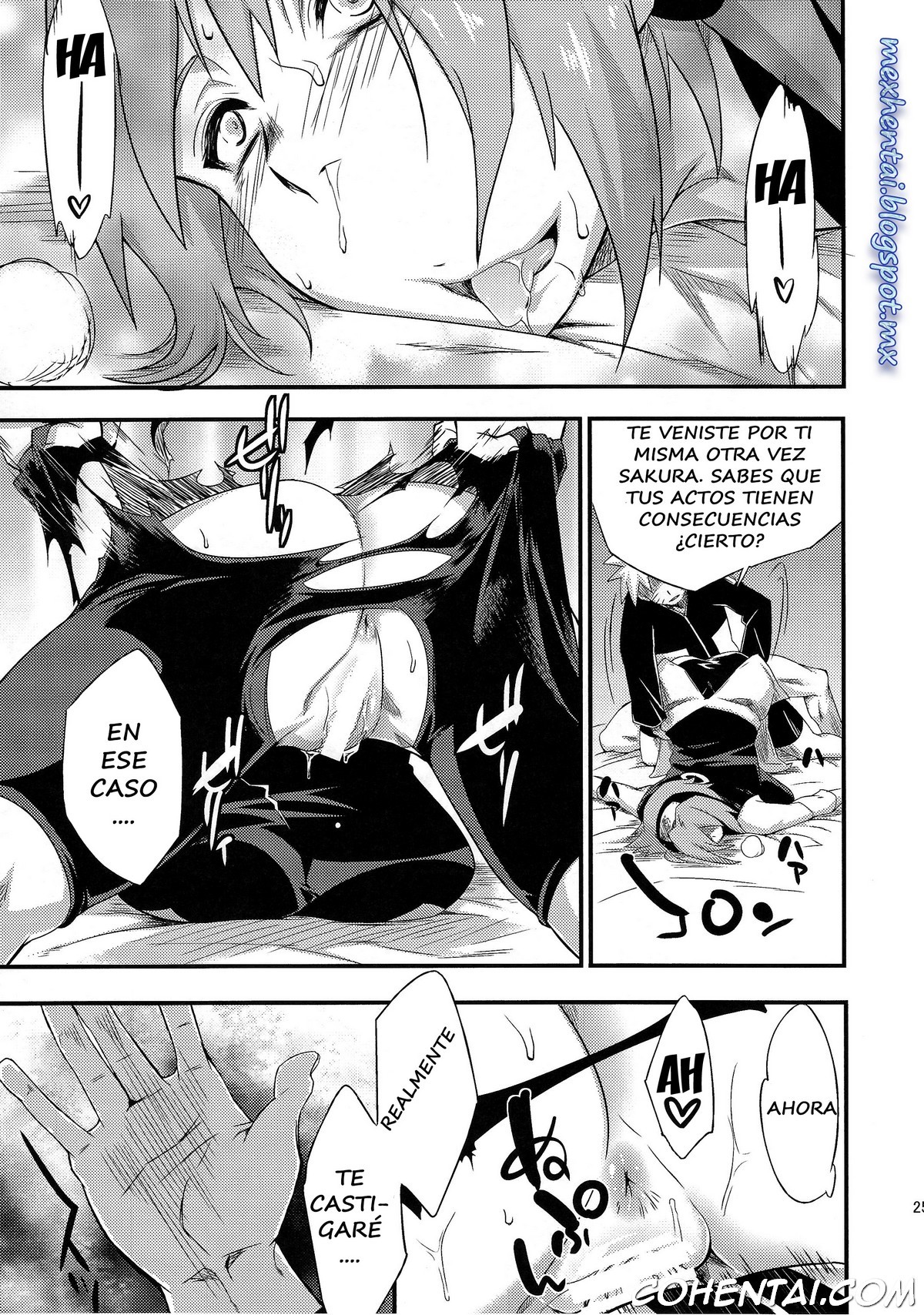 NARUTO hentai, Naruto Uzumaki hentai, Sakura Haruno hentai, Saboten Nindou 3 (Naruto), pagina 24