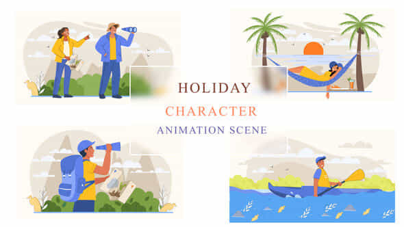 Holiday Activity Animation - VideoHive 42926023