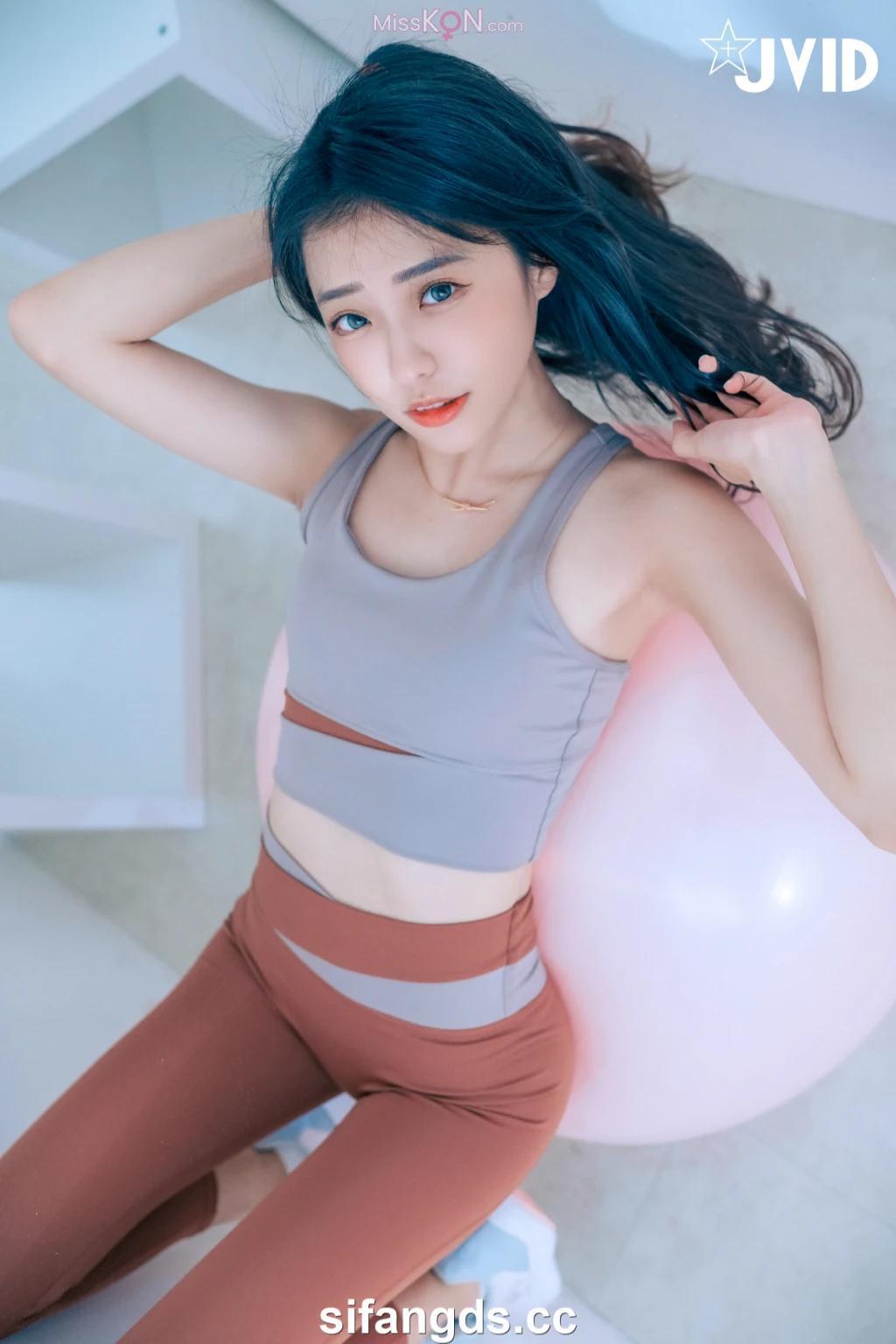 [JVID] 妍妍 Angel:【禁忌瑜珈課程】 瑜珈教練的秘密 裸體私人課程 (224 photos )(49)