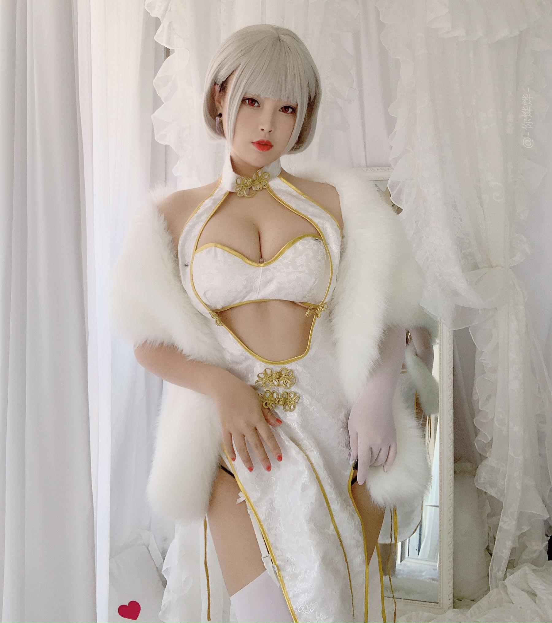 [美女Coser] -白烨- 《白旗袍》 写真集(37)