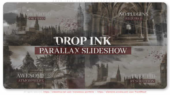 Drop Inks Parallax - VideoHive 44934566