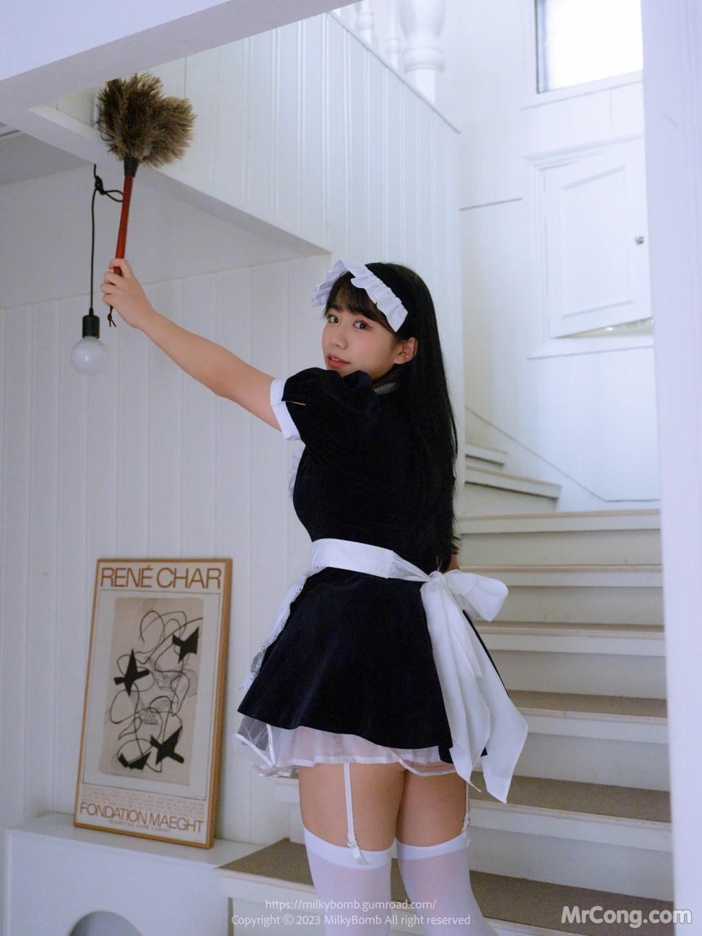 [MilkyBomb] Yui: Vol.3 Maid (291 photos )(23)