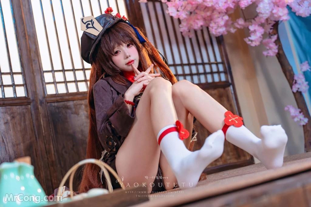 Coser@黏黏团子兔: 往生堂堂主胡桃&ミチノチモシーキミノキモチ (66 photos )(4)