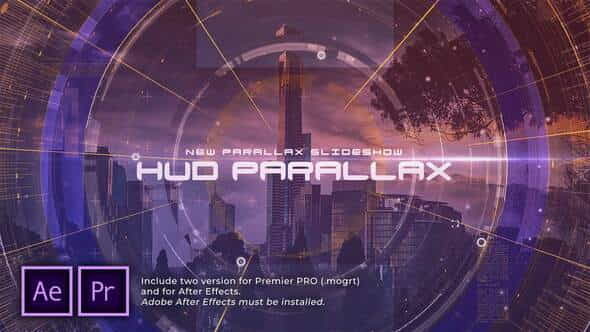 HUD Parallax Slideshow - VideoHive 30339737