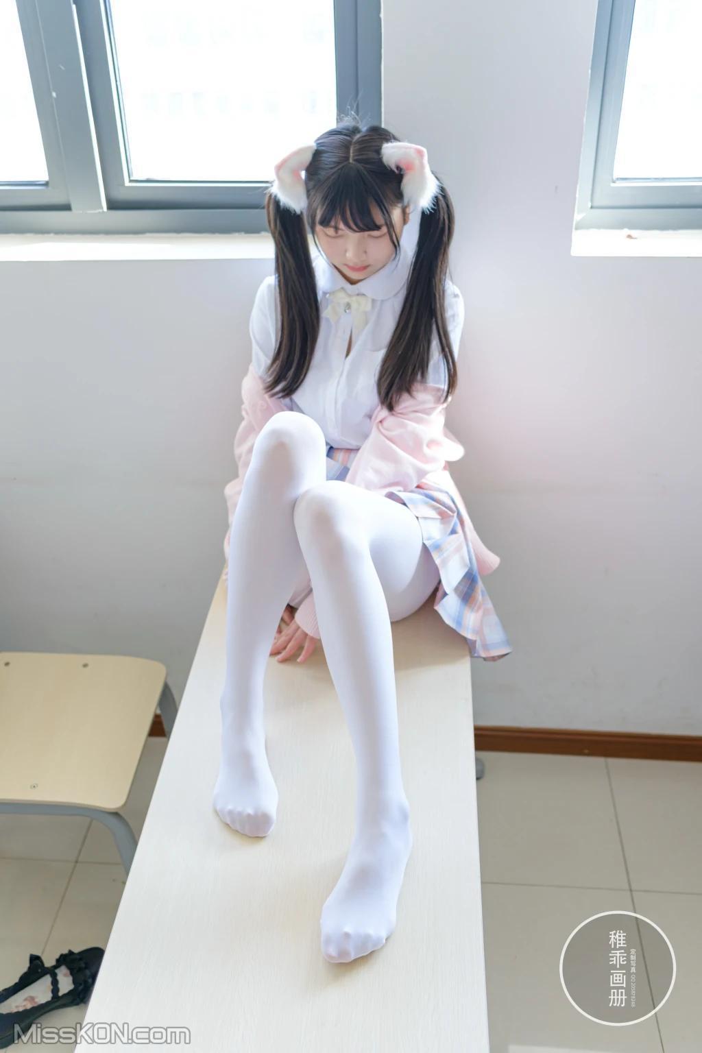 Coser@稚乖画册: 晴空04 夜夜 80d 白丝jk (63 photos )(46)