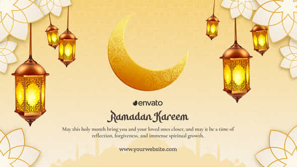 Happy Ramadan Kareem Greeting Opener Intro V06 - VideoHive 51305526